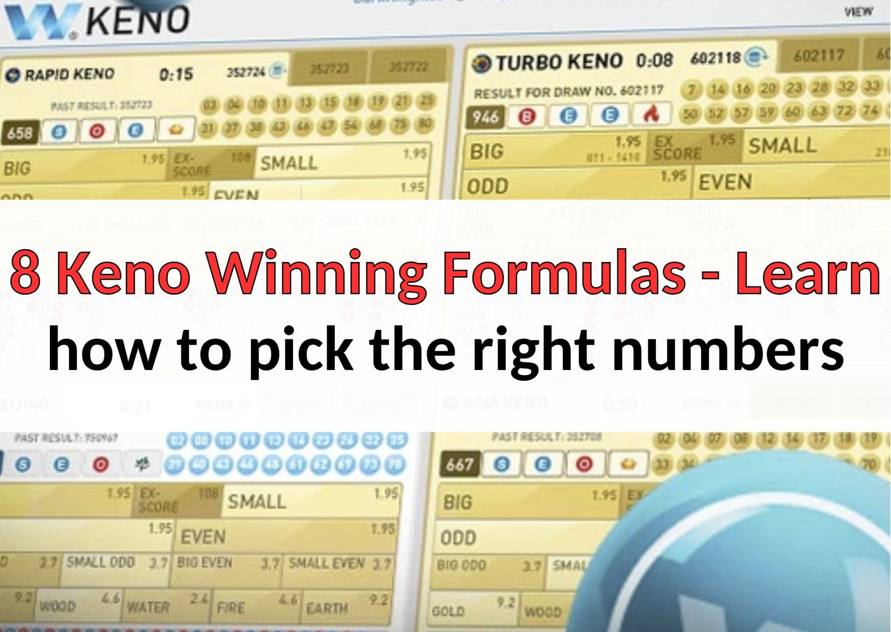 PH0 Keno ชนะสูตร - เรียนวิธีเลือกจํานวนที่ถูกต้อง